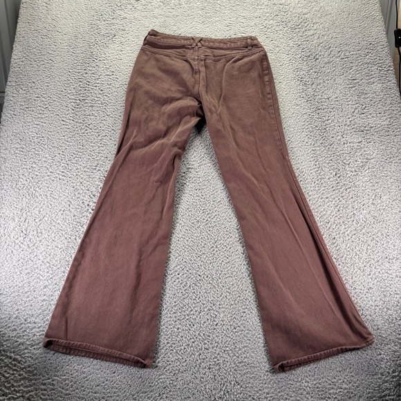 Pacsun Jeans Womens Size 28 Brown Cotton Low Rise Flared Fit Denim - Picture 7 of 12